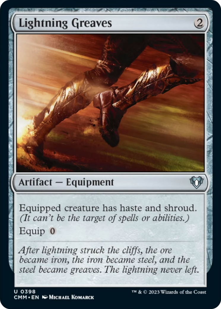 Lightning Greaves [Commander Masters] | Pegasus Games WI