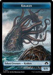 Servo // Kraken Double-Sided Token [Modern Horizons 3 Tokens] | Pegasus Games WI
