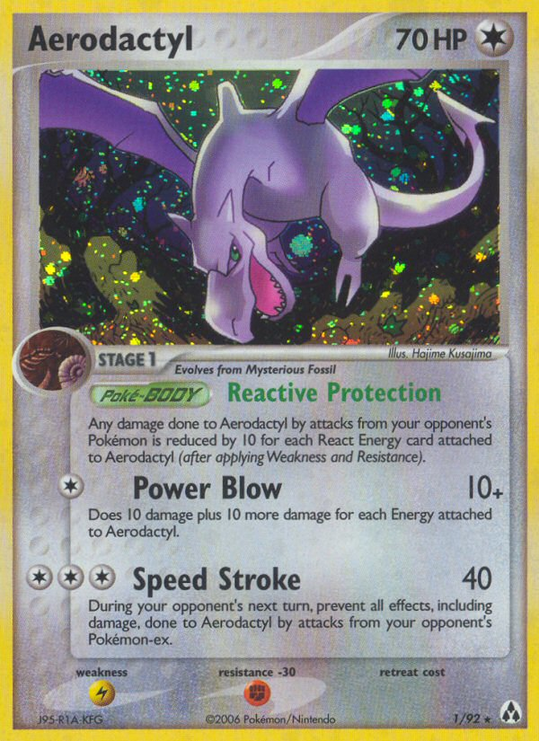 Aerodactyl (1/92) [EX: Legend Maker] | Pegasus Games WI