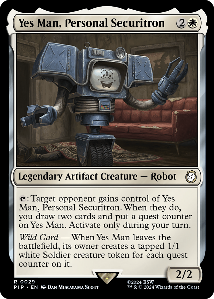 Yes Man, Personal Securitron [Fallout] | Pegasus Games WI