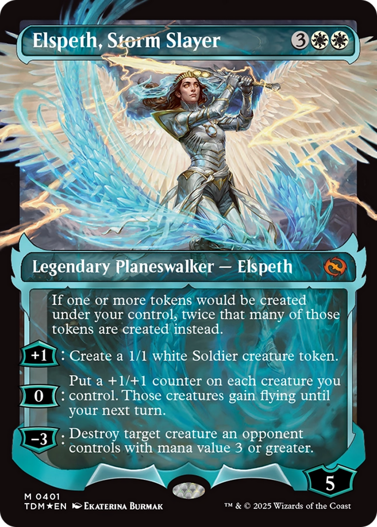 Elspeth, Storm Slayer (Showcase) [Tarkir: Dragonstorm] | Pegasus Games WI