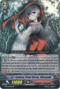 Fantasy Petal Storm, Shirayuki (BT09/009EN) [Clash of Knights & Dragons] | Pegasus Games WI