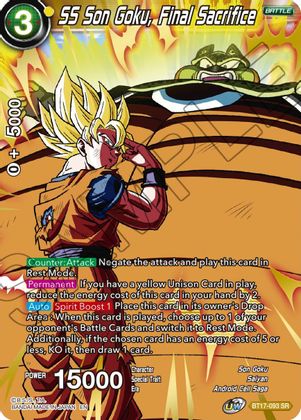 SS Son Goku, Final Sacrifice (BT17-093) [Ultimate Squad] | Pegasus Games WI