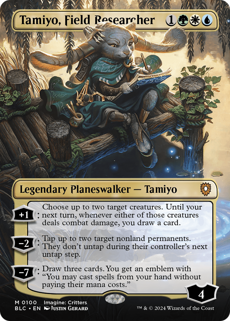 Tamiyo, Field Researcher (Borderless) [Bloomburrow Commander] | Pegasus Games WI