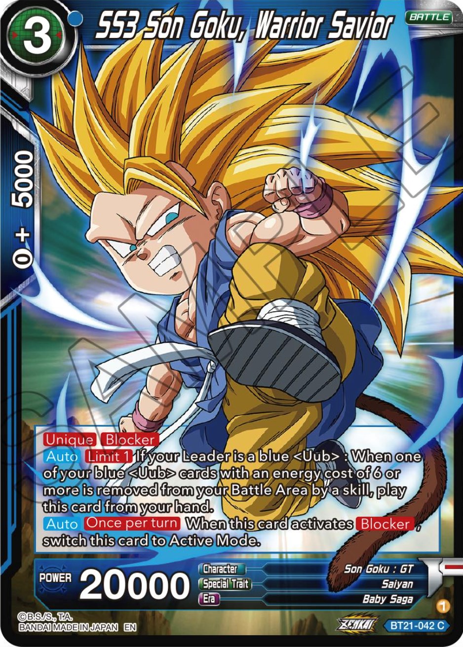 SS3 Son Goku, Warrior Savior (BT21-042) [Wild Resurgence] | Pegasus Games WI