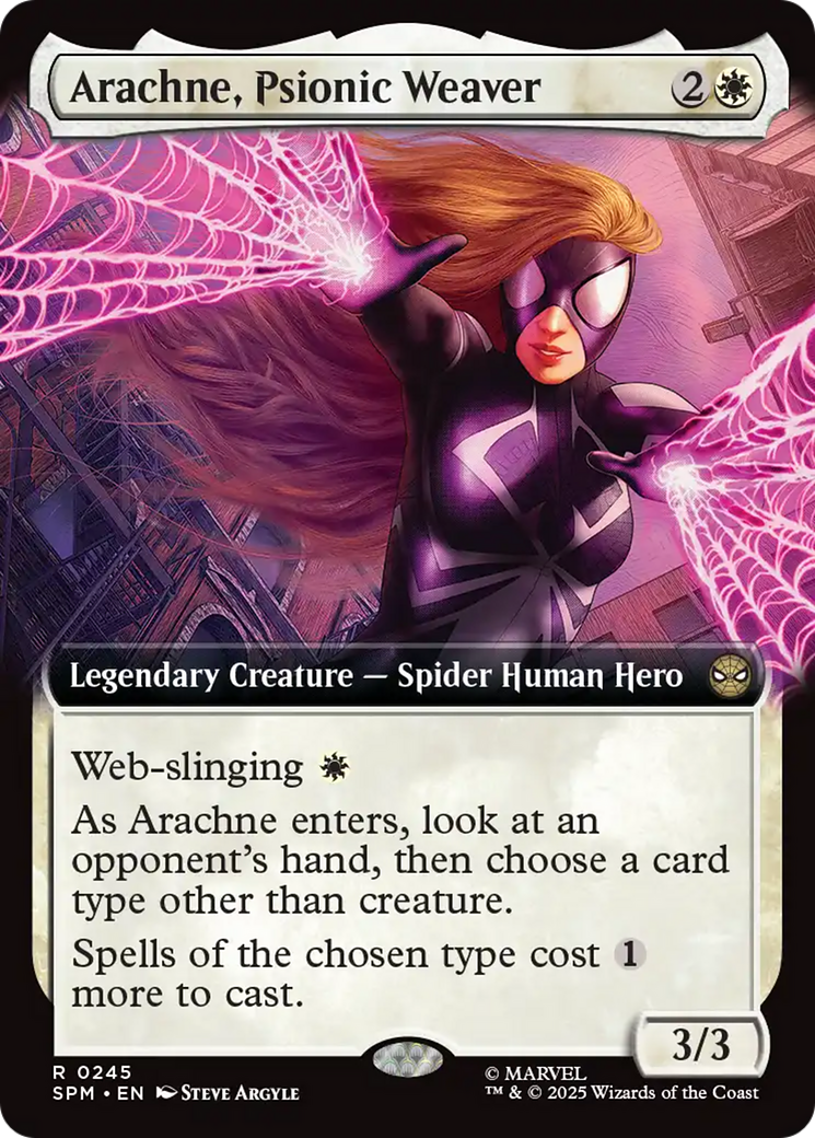 Arachne, Psionic Weaver (Extended Art) [Marvel's Spider-Man] | Pegasus Games WI