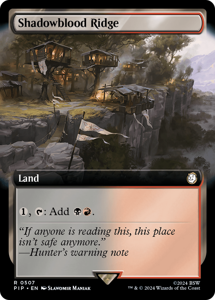 Shadowblood Ridge (Extended Art) [Fallout] | Pegasus Games WI