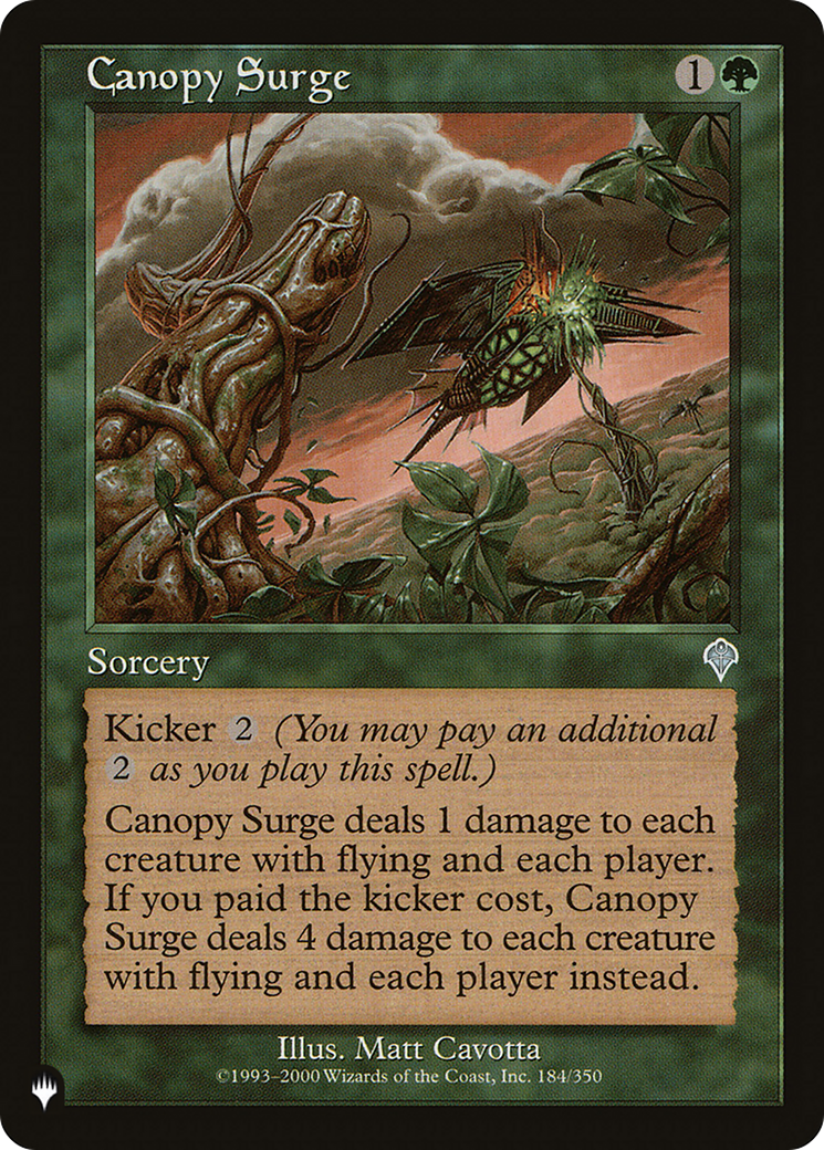 Canopy Surge [The List] | Pegasus Games WI