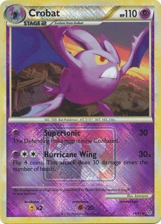 Crobat (14/95) (League Promo) [HeartGold & SoulSilver: Unleashed] | Pegasus Games WI