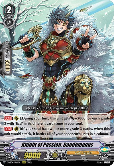 Knight of Passion, Bagdemagus (D-VS04/016EN) [V Clan Collection Vol.4] | Pegasus Games WI
