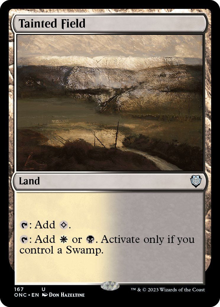 Tainted Field [Phyrexia: All Will Be One Commander] | Pegasus Games WI