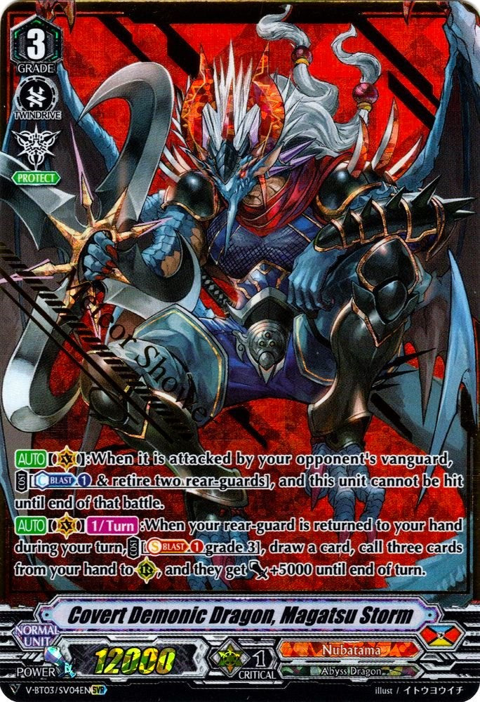 Covert Demonic Dragon, Magatsu Storm (V-BT03/SV04EN) [Miyaji Academy CF Club] | Pegasus Games WI