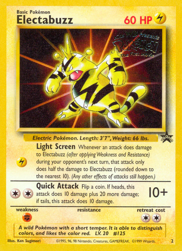 Electabuzz (2) [Wizards of the Coast: Black Star Promos] | Pegasus Games WI