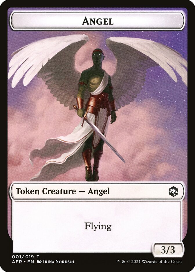 Angel // Dog Illusion Double-Sided Token [Dungeons & Dragons: Adventures in the Forgotten Realms Tokens] | Pegasus Games WI