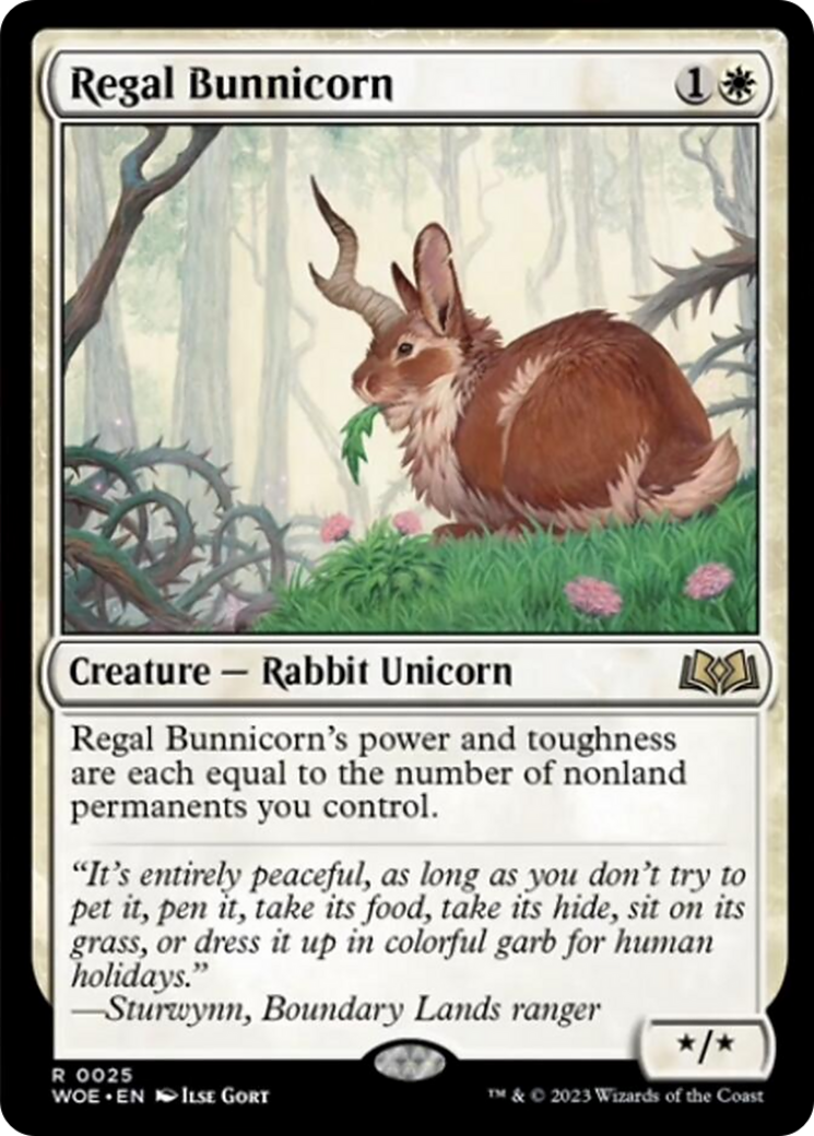 Regal Bunnicorn [Wilds of Eldraine] | Pegasus Games WI