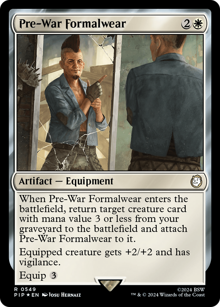 Pre-War Formalwear (Surge Foil) [Fallout] | Pegasus Games WI