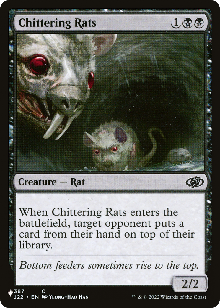 Chittering Rats [The List Reprints] | Pegasus Games WI