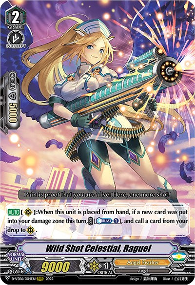 Wild Shot Celestial, Raguel (D-VS06/004EN) [V Clan Collection Vol.6] | Pegasus Games WI