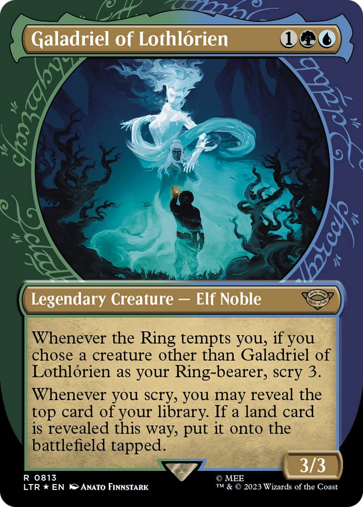 Galadriel of Lothlorien (Showcase) (Surge Foil) [The Lord of the Rings: Tales of Middle-Earth] | Pegasus Games WI