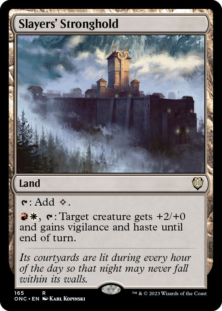 Slayers' Stronghold [Phyrexia: All Will Be One Commander] | Pegasus Games WI