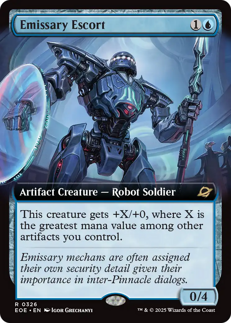 Emissary Escort (Extended Art) [Edge of Eternities] | Pegasus Games WI