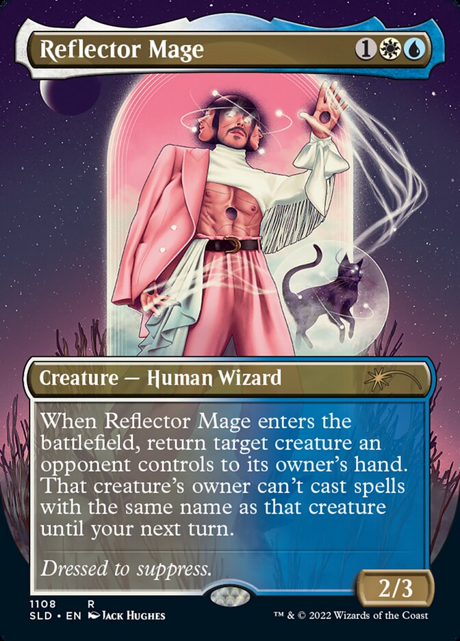 Reflector Mage (Borderless) [Secret Lair Drop Series] | Pegasus Games WI