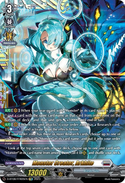 Monster Creator, Arkhite (D-BT08/FFR05EN) [Minerva Rising] | Pegasus Games WI