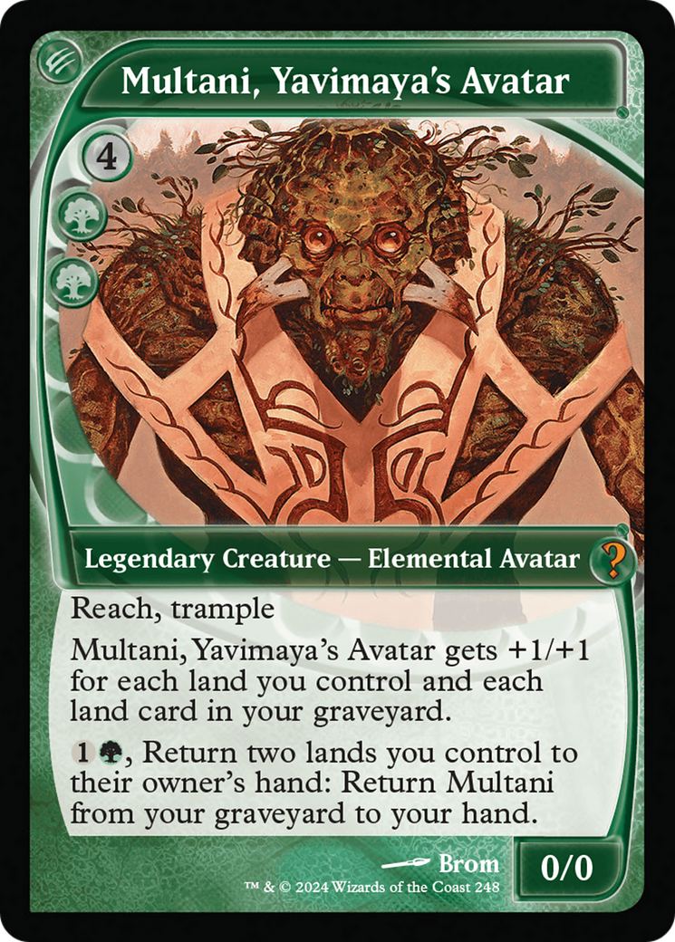 Multani, Yavimaya's Avatar (Future Sight) [Mystery Booster 2] | Pegasus Games WI