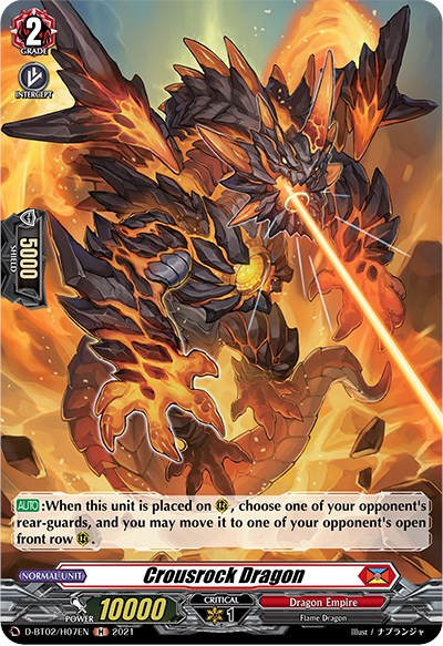 Crousrock Dragon (D-BT02/H07EN) [A Brush with the Legends] | Pegasus Games WI
