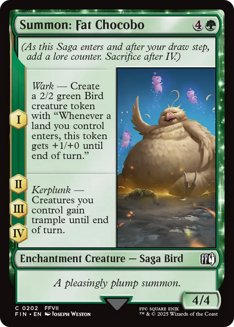 Summon: Fat Chocobo [FINAL FANTASY] | Pegasus Games WI