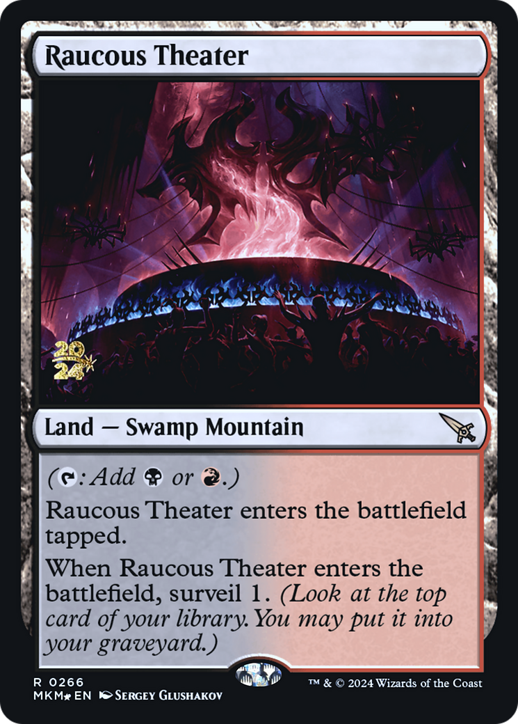 Raucous Theater [Murders at Karlov Manor Prerelease Promos] | Pegasus Games WI