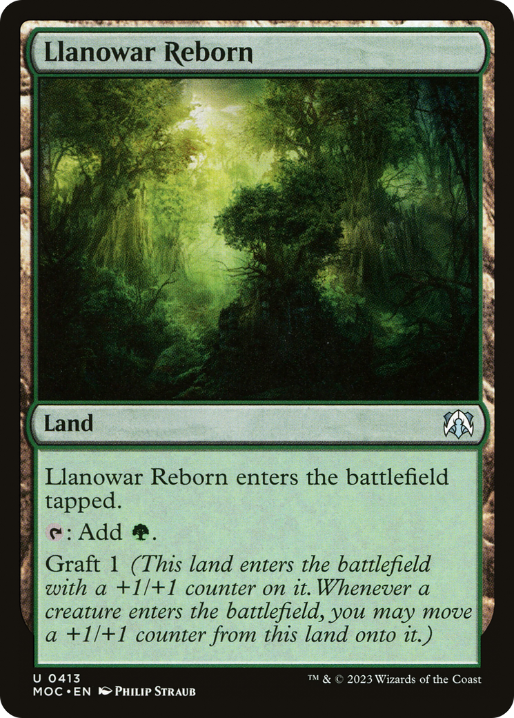 Llanowar Reborn [March of the Machine Commander] | Pegasus Games WI