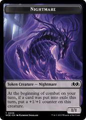 Nightmare // Food (0010) Double-Sided Token [Wilds of Eldraine Tokens] | Pegasus Games WI