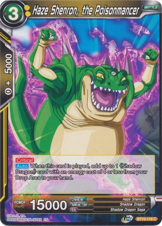 Haze Shenron, the Poisonmancer (BT10-118) [Rise of the Unison Warrior 2nd Edition] | Pegasus Games WI