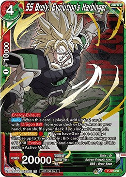 SS Broly, Evolution's Harbinger (Gold Stamped) (P-336) [Tournament Promotion Cards] | Pegasus Games WI