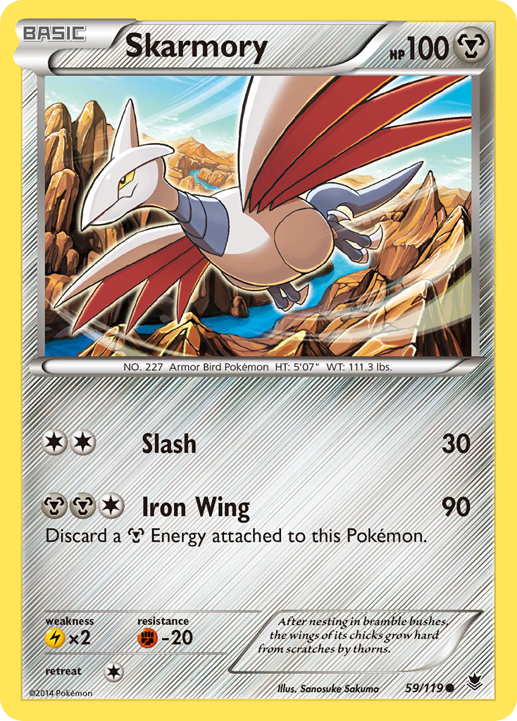 Skarmory (59/119) [XY: Phantom Forces] | Pegasus Games WI