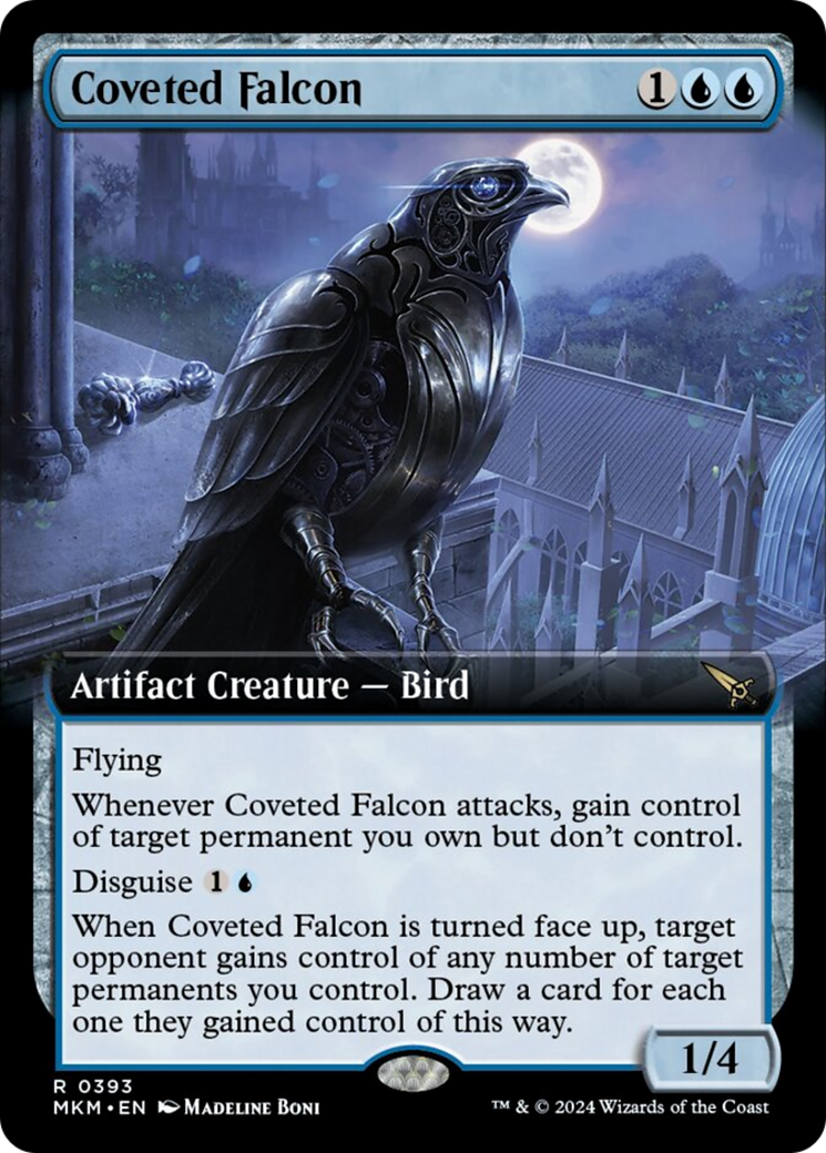 Coveted Falcon (Extended Art) [Murders at Karlov Manor] | Pegasus Games WI