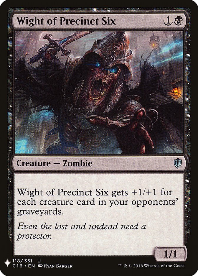 Wight of Precinct Six [Mystery Booster] | Pegasus Games WI