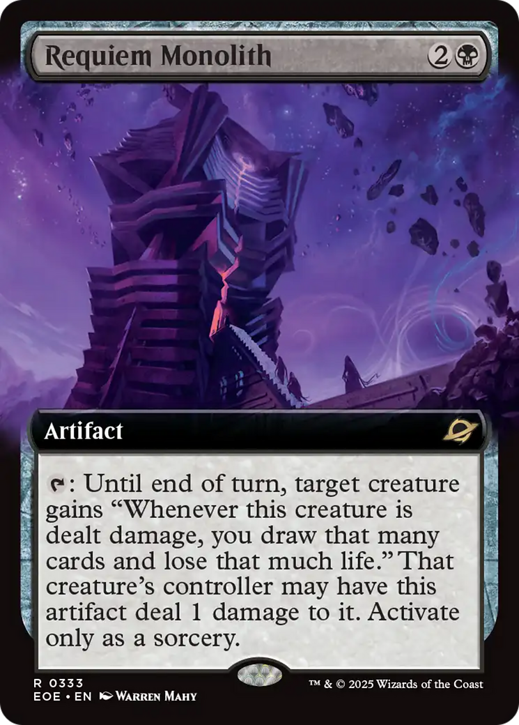 Requiem Monolith (Extended Art) [Edge of Eternities] | Pegasus Games WI