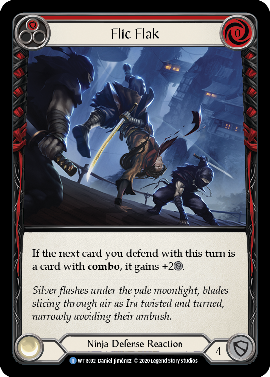 Flic Flak (Red) [U-WTR092] (Welcome to Rathe Unlimited)  Unlimited Rainbow Foil | Pegasus Games WI