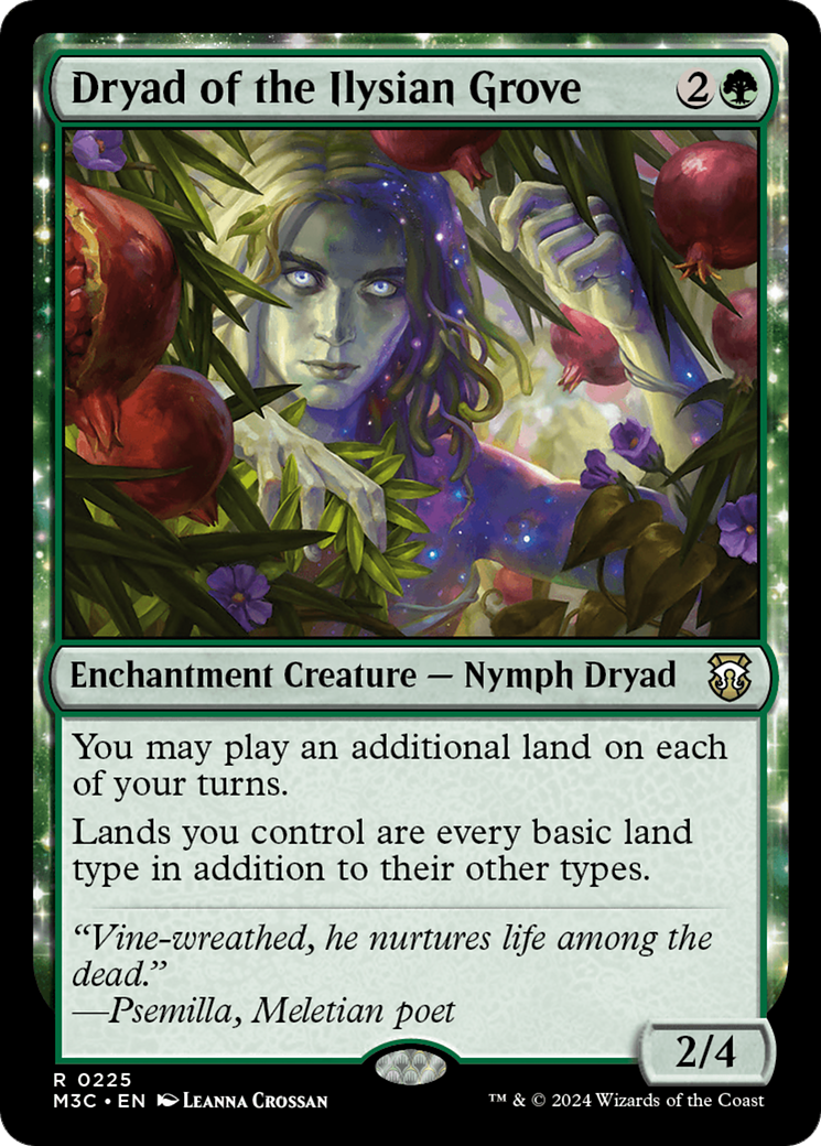 Dryad of the Ilysian Grove (Ripple Foil) [Modern Horizons 3 Commander] | Pegasus Games WI