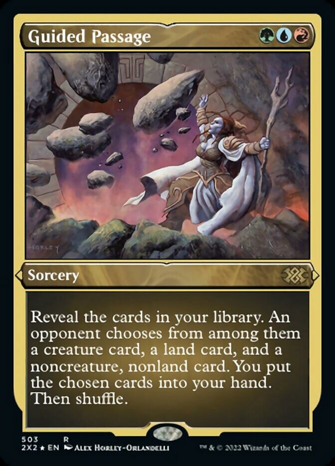 Guided Passage (Foil Etched) [Double Masters 2022] | Pegasus Games WI