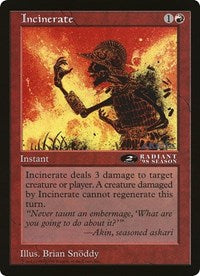 Incinerate (Oversized) [Oversize Cards] | Pegasus Games WI