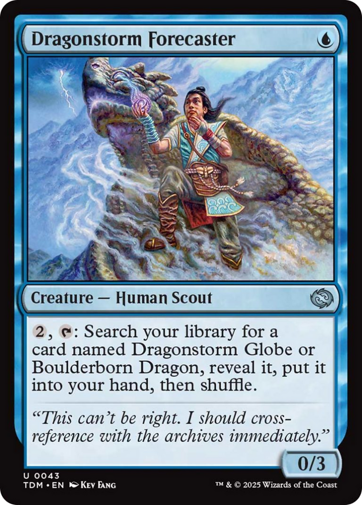 Dragonstorm Forecaster [Tarkir: Dragonstorm] | Pegasus Games WI