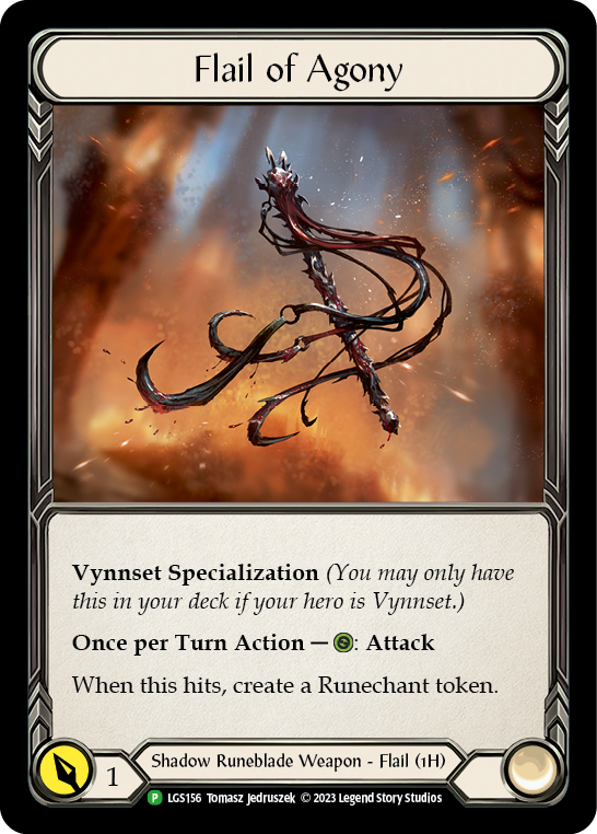 Flail of Agony [LGS156] (Promo)  Cold Foil | Pegasus Games WI