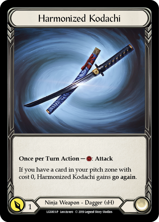 Harmonized Kodachi [LGS003-P] (Promo)  1st Edition Cold Foil | Pegasus Games WI