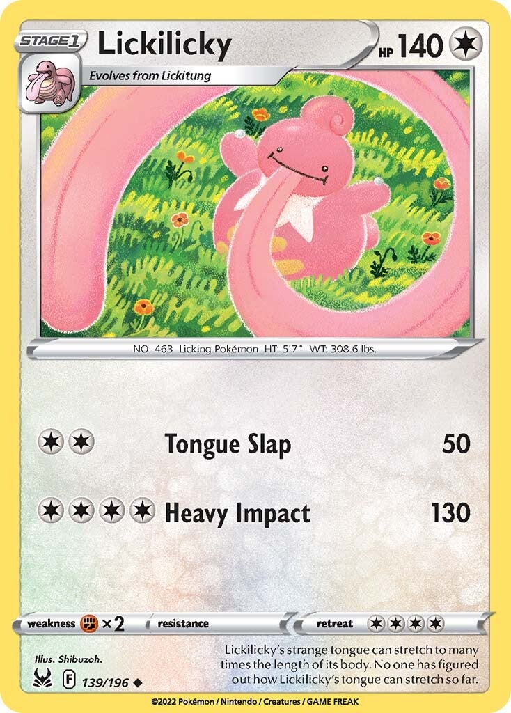 Lickilicky (139/196) [Sword & Shield: Lost Origin] | Pegasus Games WI