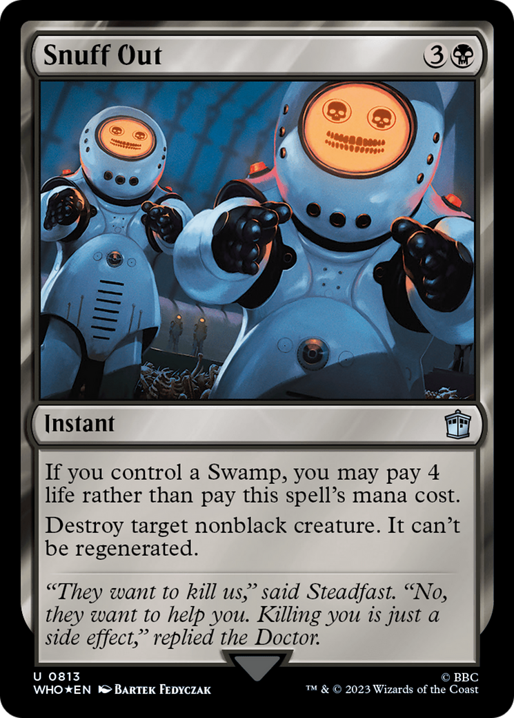 Snuff Out (Surge Foil) [Doctor Who] | Pegasus Games WI