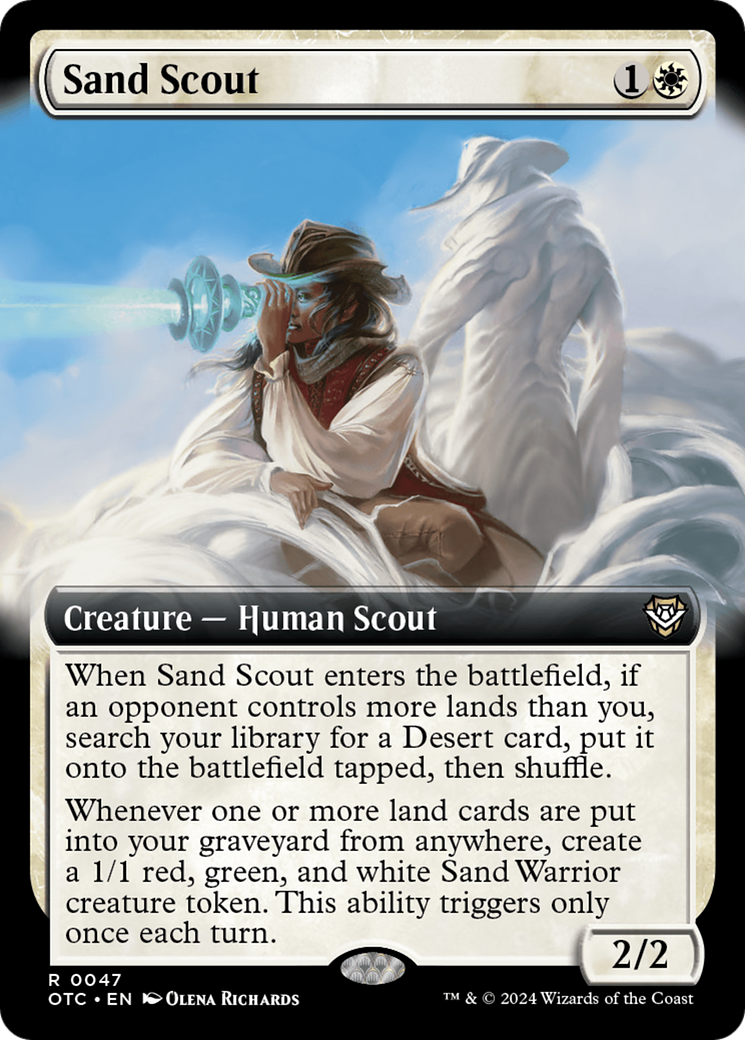 Sand Scout (Extended Art) [Outlaws of Thunder Junction Commander] | Pegasus Games WI
