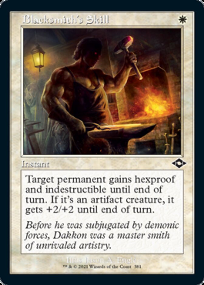 Blacksmith's Skill (Retro Foil Etched) [Modern Horizons 2] | Pegasus Games WI
